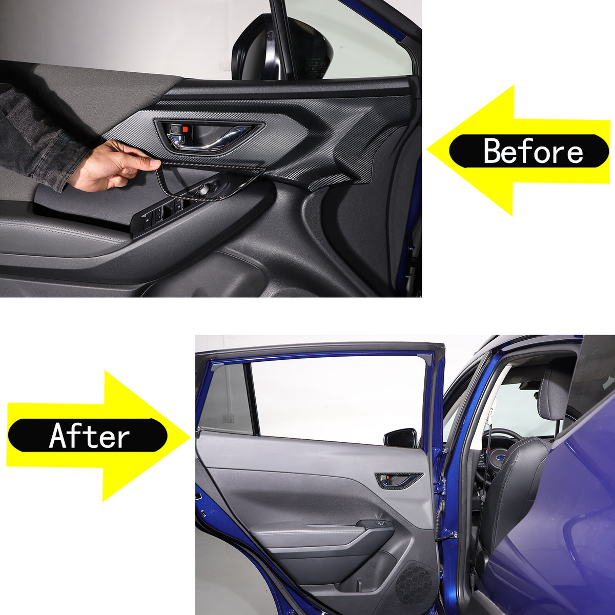 Carbon Fiber ABS Interior Full Cover Trim Kit Set For Subaru WRX AT 2022-2025 - Styles 16-16 7