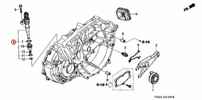 HONDA Genuine Integra DC5 Civic SI Speed Sensor K-SWAP K20A2 78410-S6M-N01 OEM 3