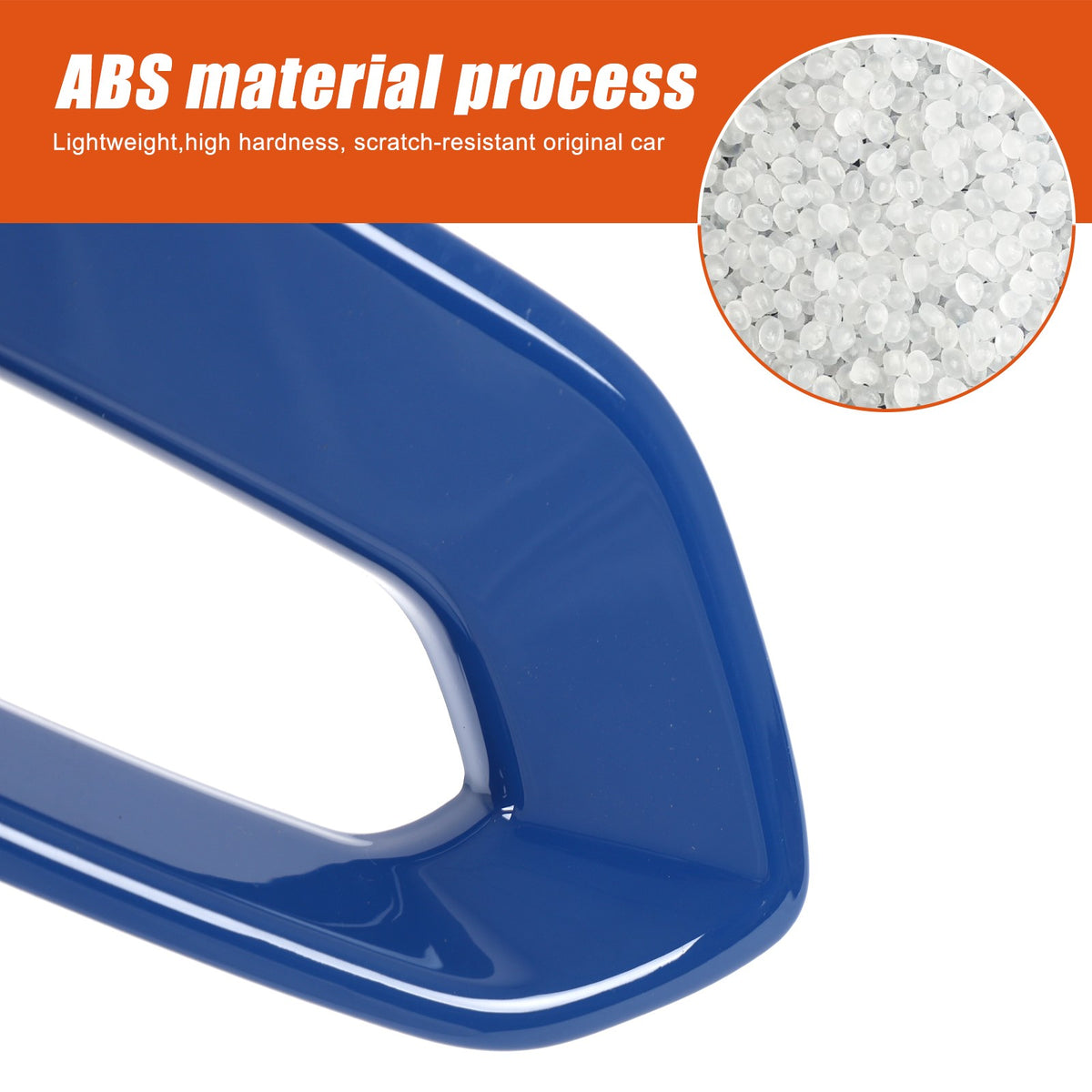 ABS Blue Center Console Side Armrest Frame Trim For Nissan Frontier 2022+ US 14
