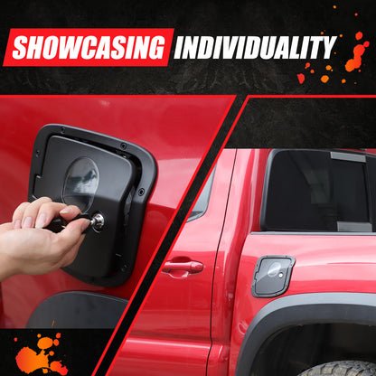 Alloy Locking Fuel Door Gas Tank Cap Cover Lock Key For Toyota Tacoma 2016-2023 10