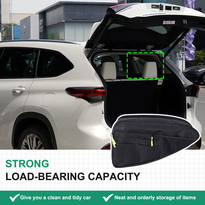 Car Trunk Right Side Window Storage Bag Tool Bag For Toyota Grand Highlander 24+ 1