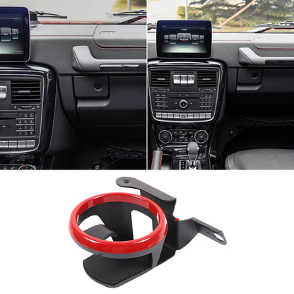 Red Ring Center Console Right Side Cup Holder For Benz G-Class W463 2007-2018 1