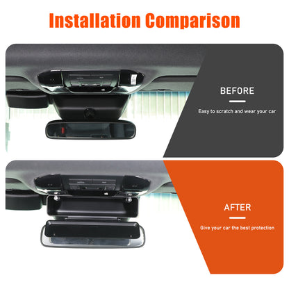 Interior Rearview Mirror Base Storage Box For Toyota Land Cruiser LC250 24+ US 16