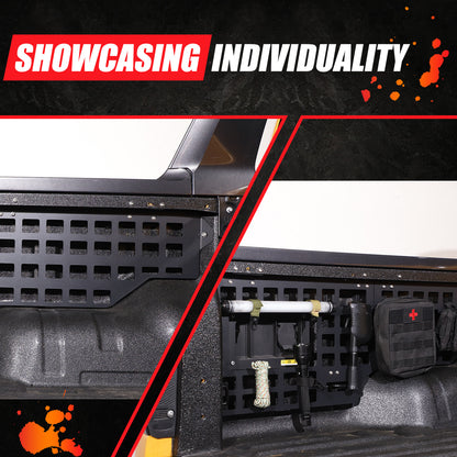Tailgate Body Armor Side Bed Molle Panel Storage Rack for Ford Ranger 2024-2025 6