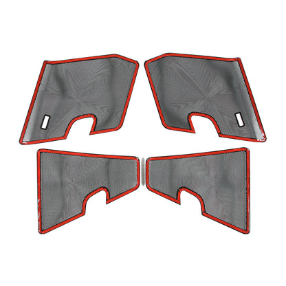 Matte Black Stainless Door Speaker Mesh Cover For Range Rover Sport 2010-2013 11