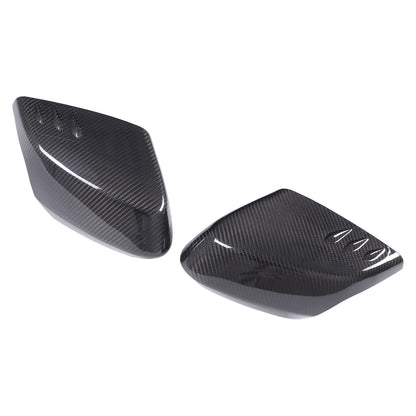 Real Carbon Fiber Side Mirror Air Duct Trim Cover For Corvette C8 2020+ 12