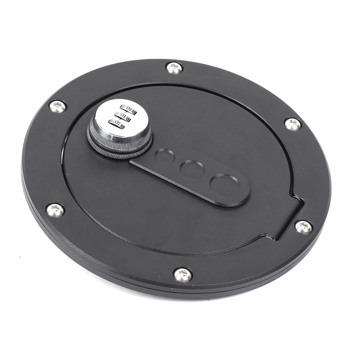 Fuel Cap Anti-Theft Lock Cover with Combination Lock For Toyota Tundra 2007-2021 17