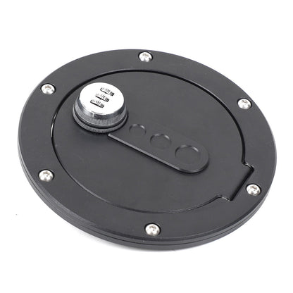 Fuel Cap Anti-Theft Lock Cover with Combination Lock For Toyota Tundra 2007-2021 17