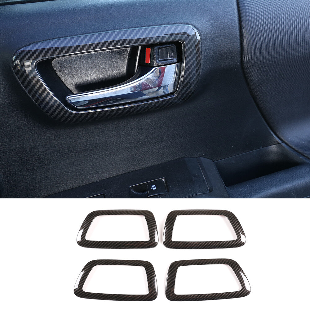 23PCS Carbon Fiber ABS Interior Center Console Trim For Toyota Tacoma 2023 5