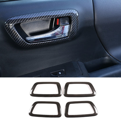 23PCS Carbon Fiber ABS Interior Center Console Trim For Toyota Tacoma 2023 5
