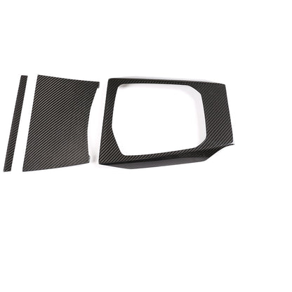 Real Carbon Fiber Center Console Trim For BMW 3 4 Serie G20 330i 340i 420i 25+ 15