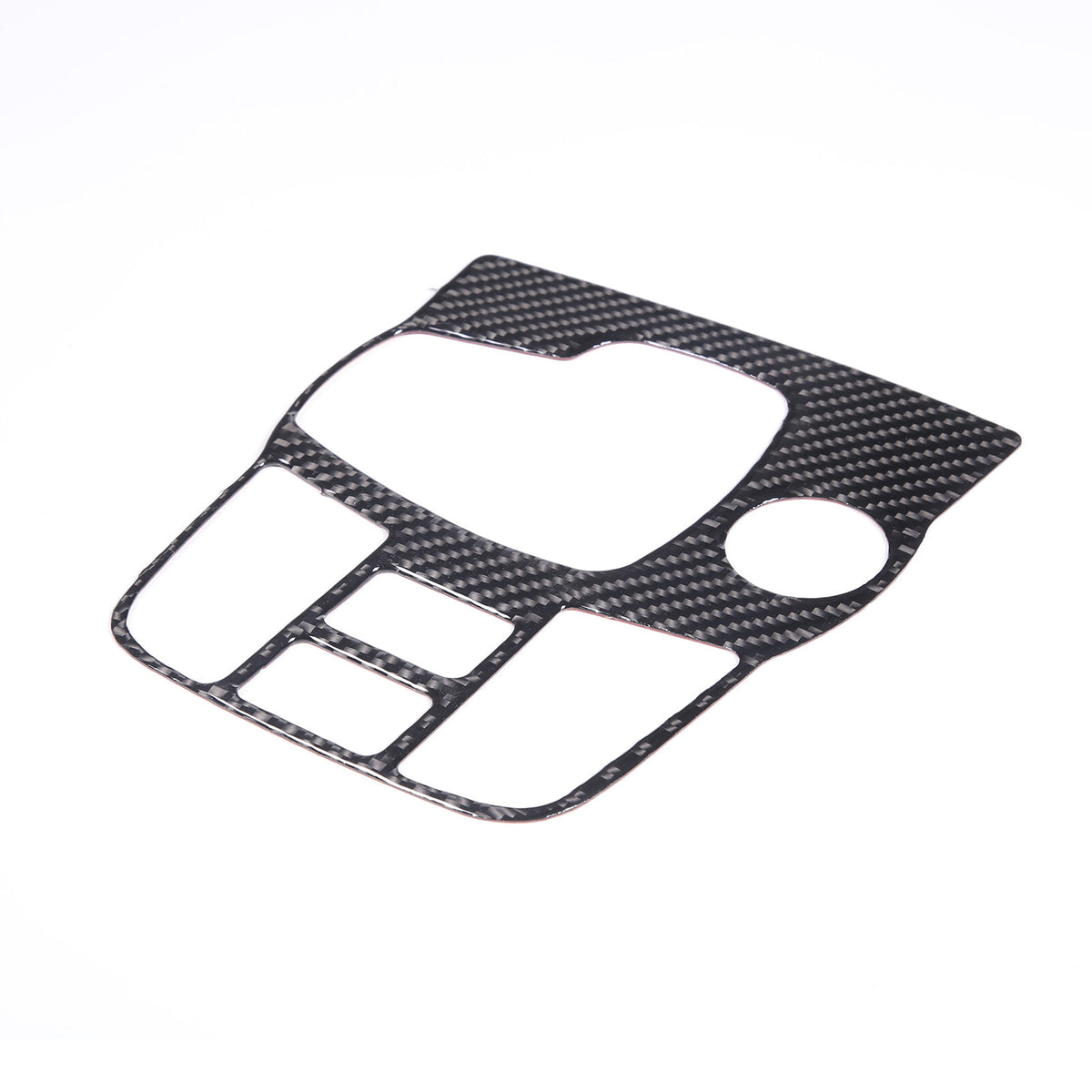 2PCS Carbon Fiber Gear shift Panel Trim Cover Sticker For Jaguar F-TYPE 2013-22 8