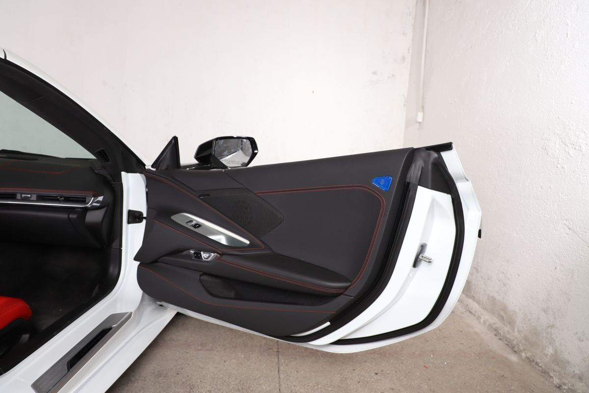 Blue Real Carbon Fiber Full Interior Set Decor Trim Kit for Corvette C8 20-25 - Variants 21-25 7