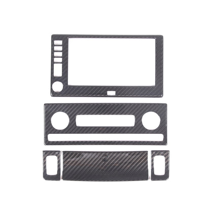 Real Carbon fiber Center Console Navigation Panel Cover Trim For Corvette C6 14