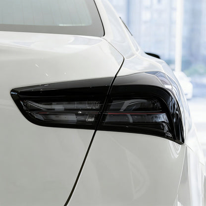 Smoked Rear Tail Light Guard Cover Trim For Maserati Ghibli 2021-24 US 12