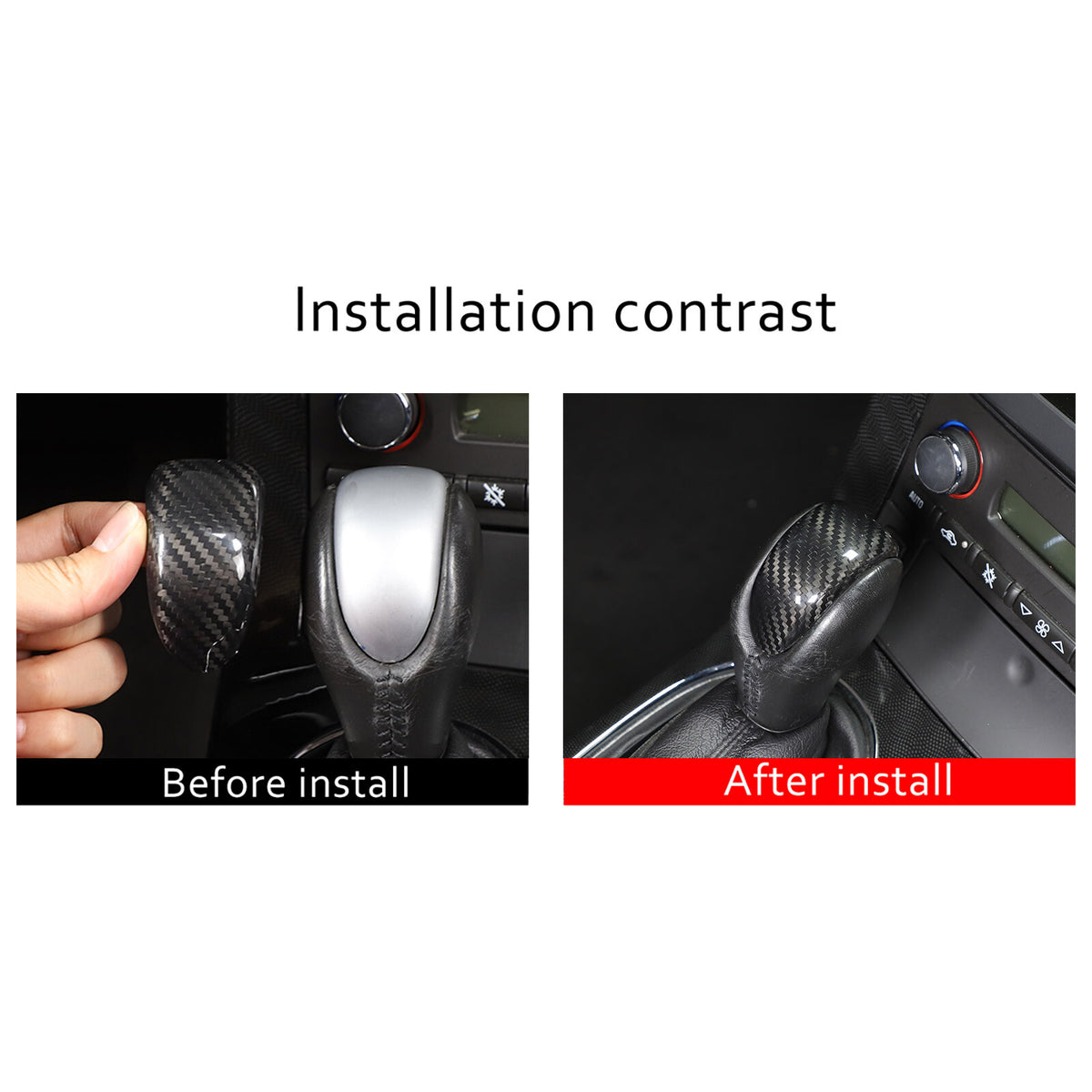 Real Carbon Fiber Interior Center Console trim For Corvette C6 2005-2013 15