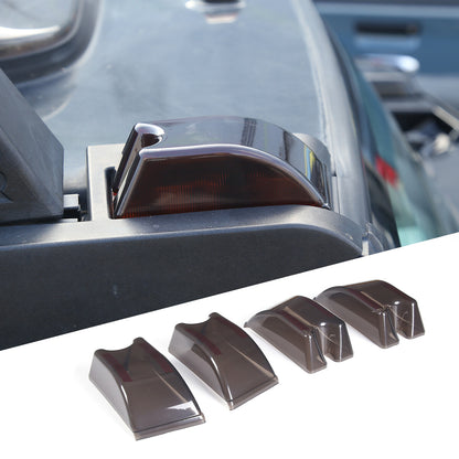 Smoked Blackout Tail Light Roof Light Marker Trim Set For Hummer H2 2003-09 2