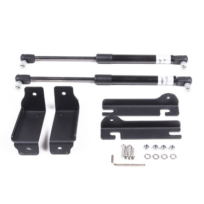 Black Steel Front Hood Lift Support Corner Cover Trim For Honda Pilot 2016-22 16