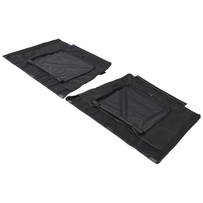 Rear Door Window Vent Visor Sunshade Cover Net For Toyota Prado J150 2010-2023 7