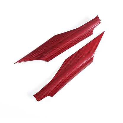 Red Real Carbon Fiber Full Interior Set Decor Trim Kit for Corvette C8 20-25 105