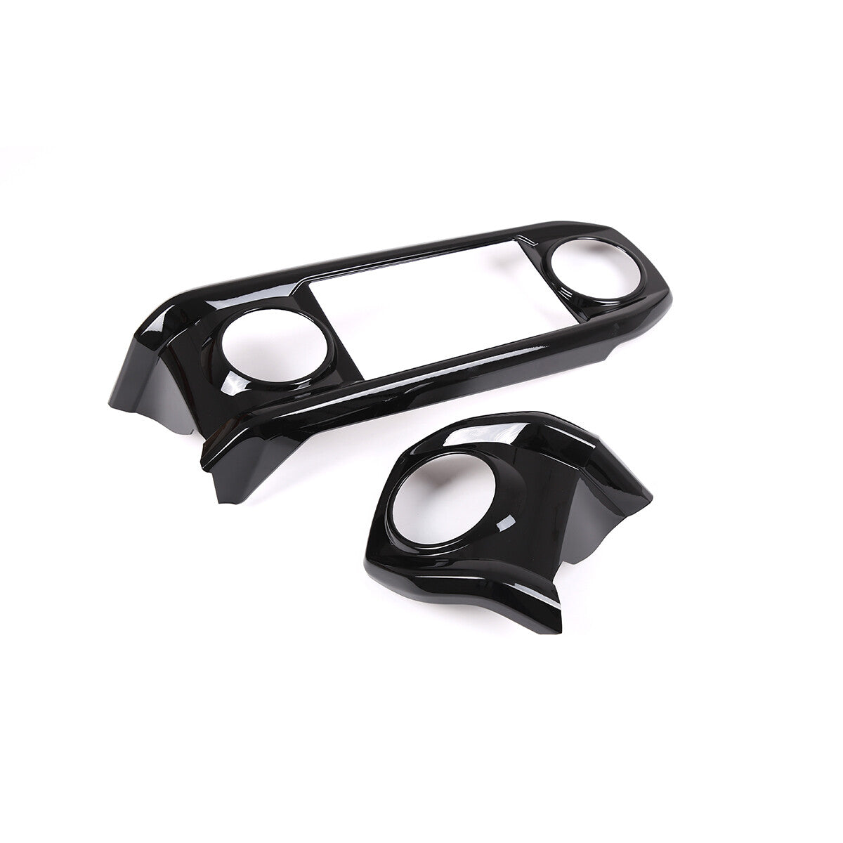 ABS All Black Dashboard Air Vent Outlet Trim Cover For Toyota Tacoma 2016-23 9