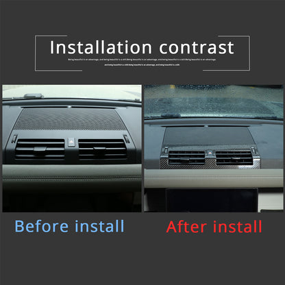 Carbon Fiber Inner Central Control Air Outlet Trim For Land Rover Defender 20-24 11