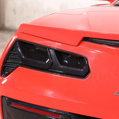 10 Pairs Smoked Covers For 14-19 Corvette C7 Rear Tail Light Blackout Molded Kit 6