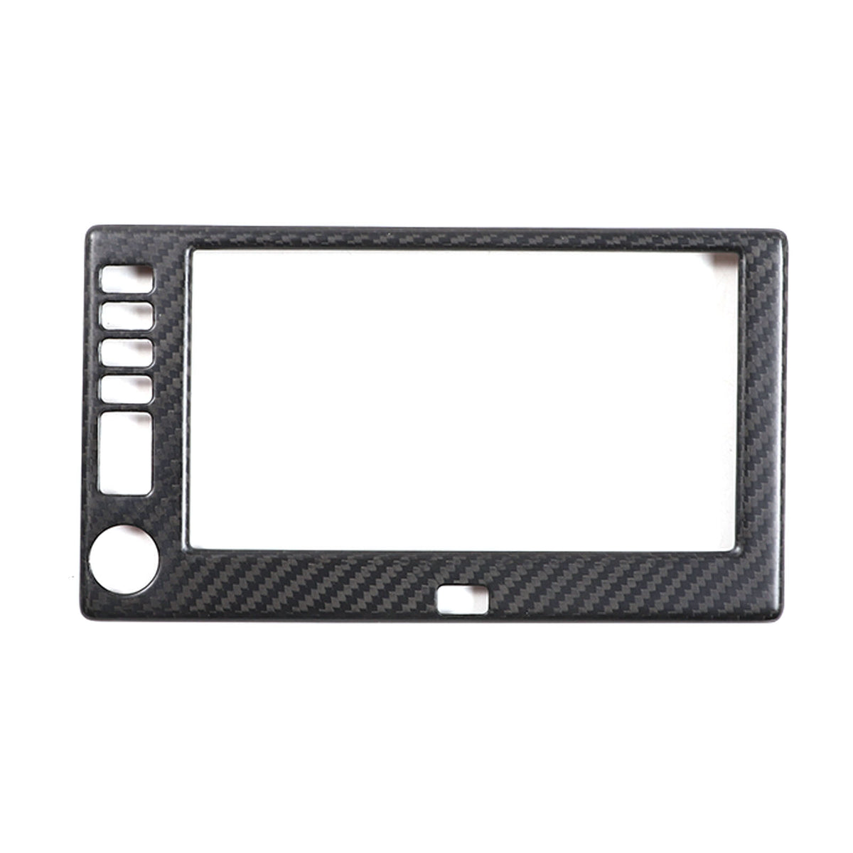 Matte Carbon Fiber Center Navigation Screen Trim Cover For Corvette C6 2005-13 11