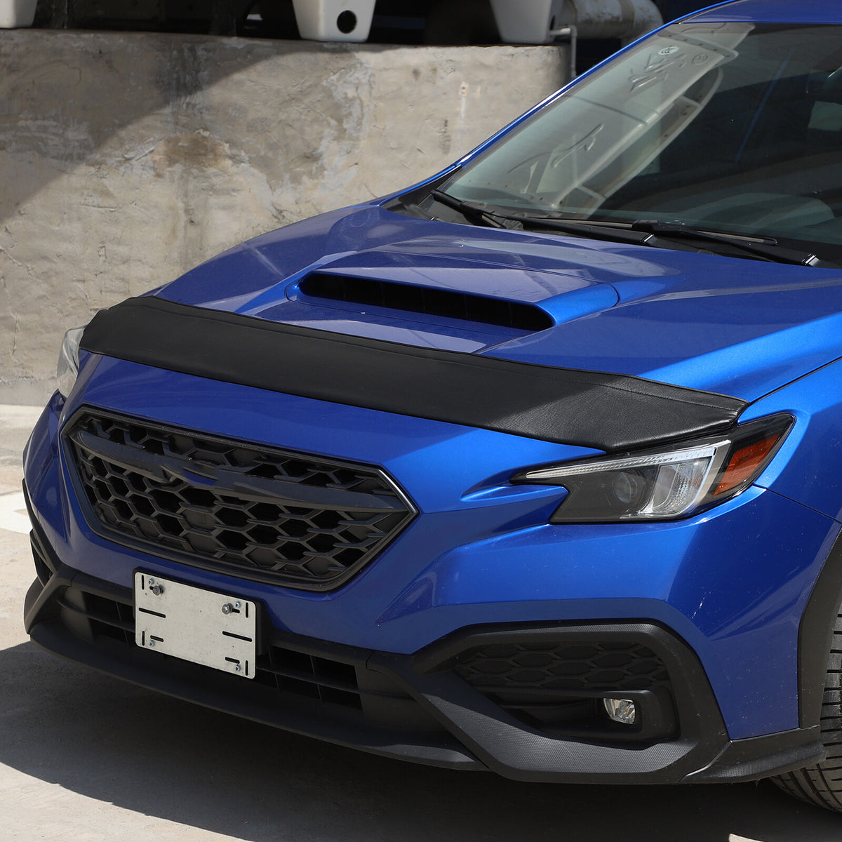 PU Leather Hood Sands Stone Guard Protective Cover For Subaru WRX VB 2022-2024 5