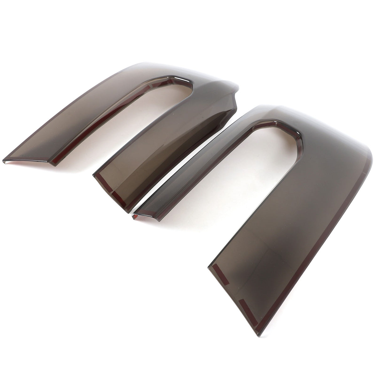 Smoked Black Front Rear Tail Light Emblem Full Trim Set For Ford Maverick 22+ 13