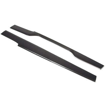 Real Dry Carbon Fiber Center Console Interior Trim Cover For Tesla Model S 23+ 82