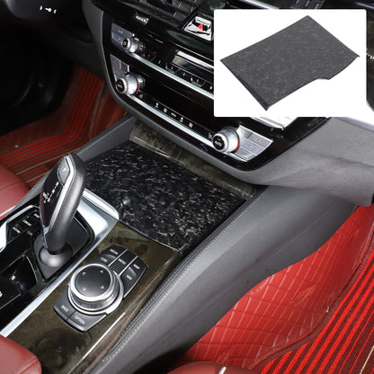 Forged Real Carbon Fiber Center Cup Holder Trim For BMW 5 Series G30 2018-2022 18