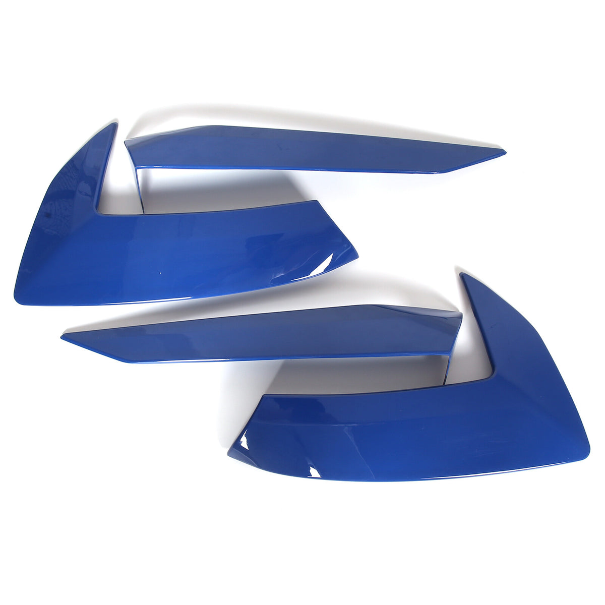 Blue ABS Side Fender Vent Door Handle Garnish Pair Trim For 2020-26 Corvette C8 11