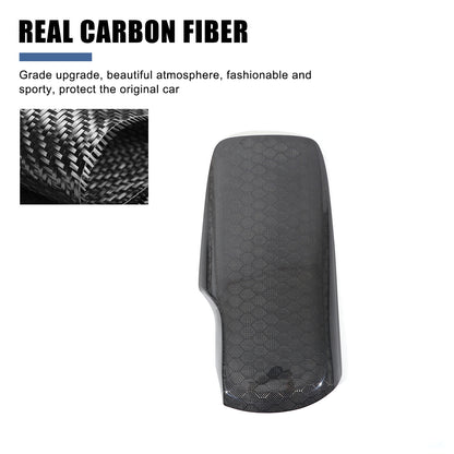 Honeycomb Carbon Fiber Center Console Armrest Box Cover For Corvette C6 2005-13 24