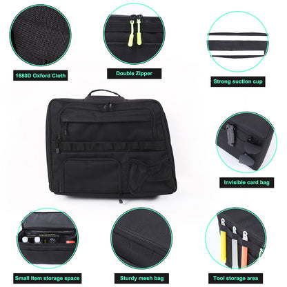 Car Trunk Right Side Window Storage Bag For LR Ranger Rover Sport 18-22 4