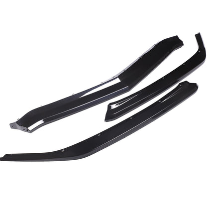 Replacement Black Front Bumper Lip Kit Splitter Exterior For Corvette C8 20+ US 12