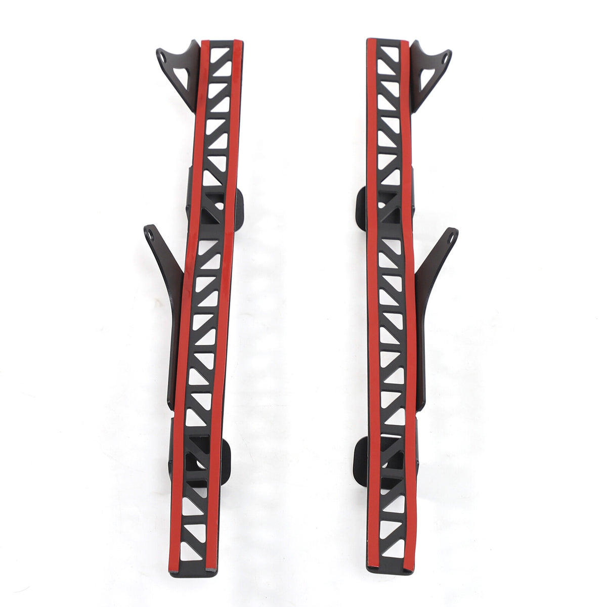 Black Steel A-Pillar LED Light Bar Mount Bracket For Hummer H2 2003-2009 US 7