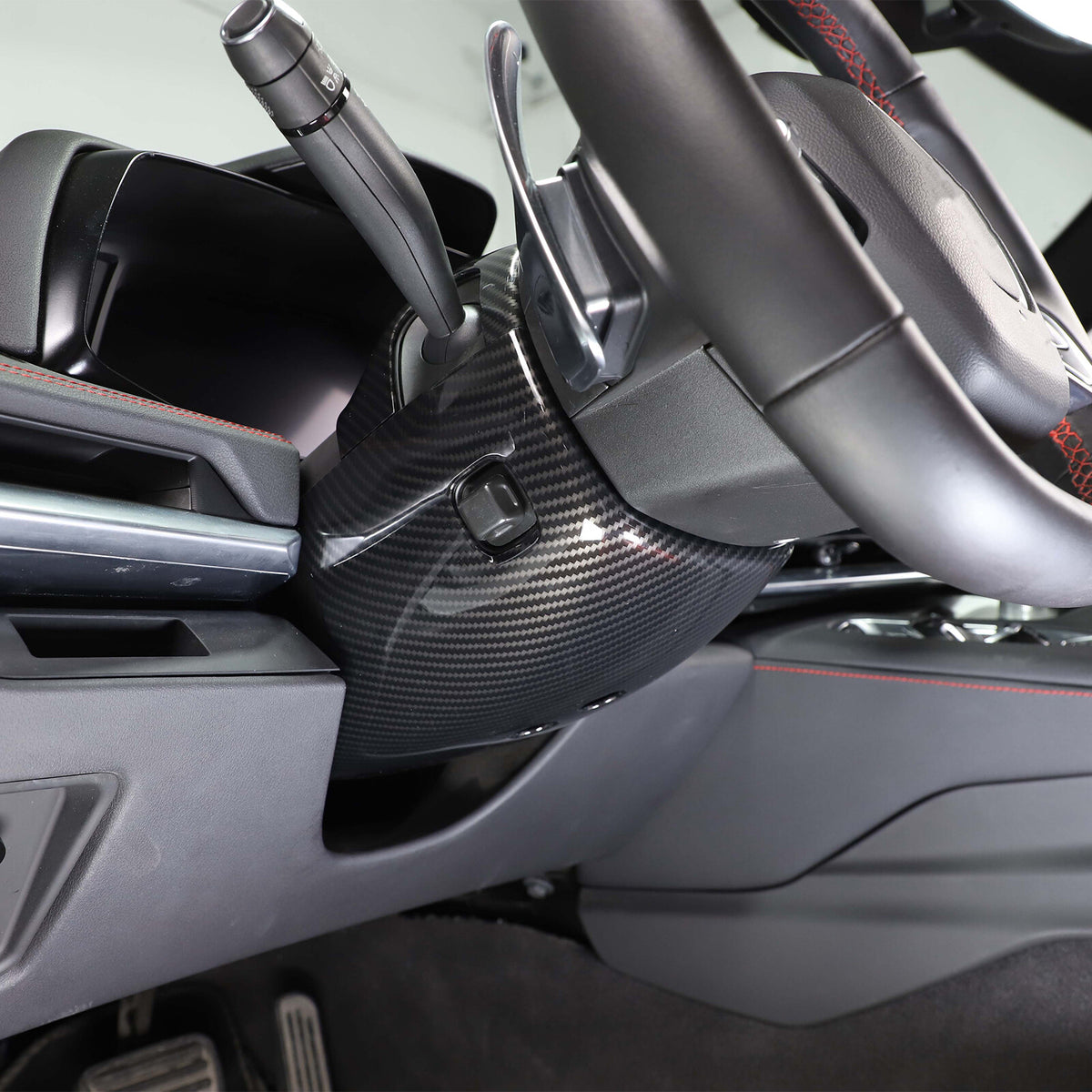 Carbon Fiber ABS Interior Full Decor Cover Trim Kit For Corvette C8 2020-2025 - Styles 36-40 38