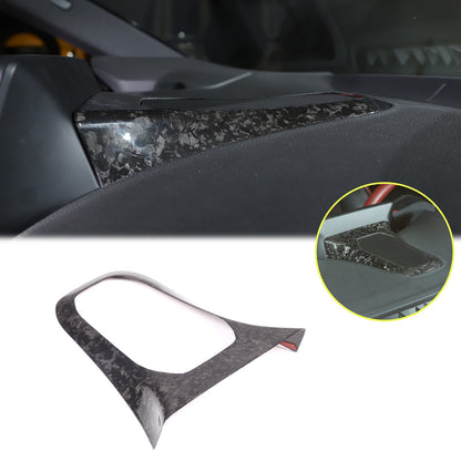 Forged Real Carbon Fiber Dashboard Speaker Trim Cover For Toyota Supra A90 2019+ 8