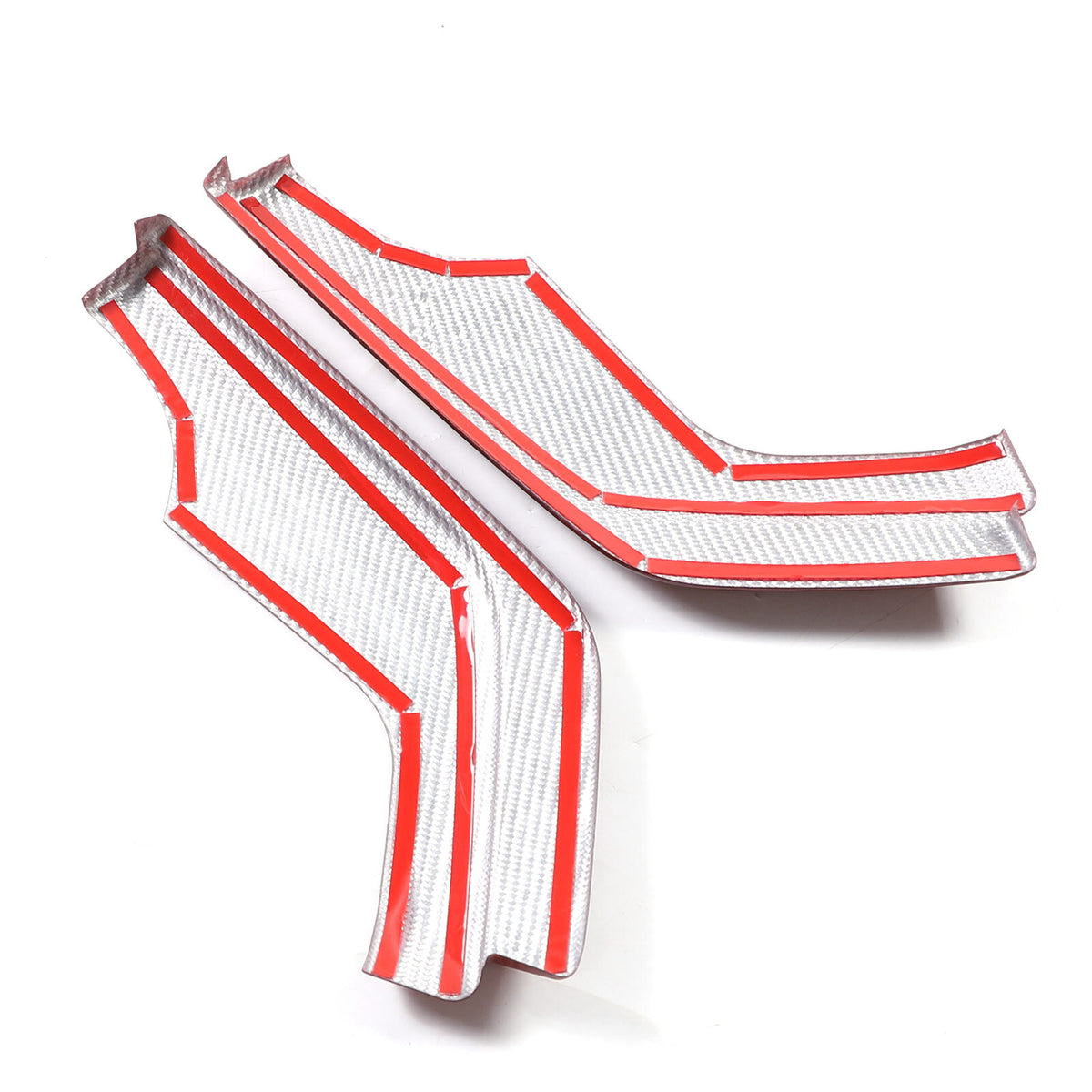 Red Real Carbon Fiber Center Console Dashboard Cover Trim For Corvette C8 20-26 20