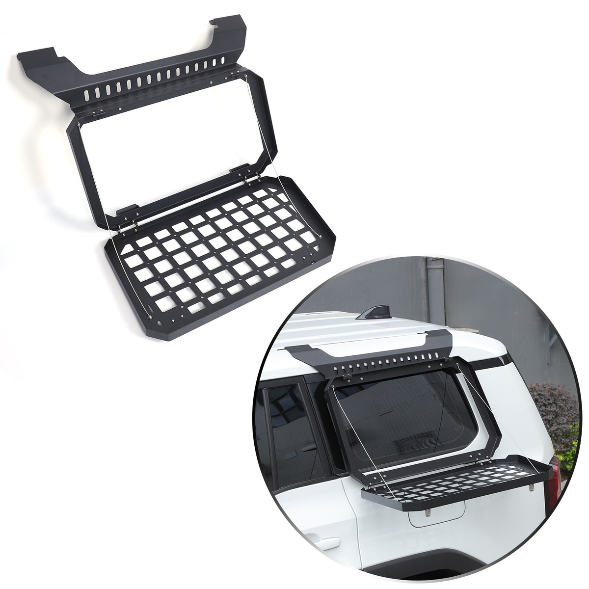 Exterior Side Window Molle Panel Storage For Toyota Land Cruiser LC250 24+ US 4