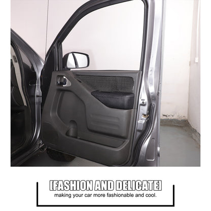 Carbon Fiber Door Armrest Side Panel Trim Sticker For Nissan Frontier 2005-2021 7