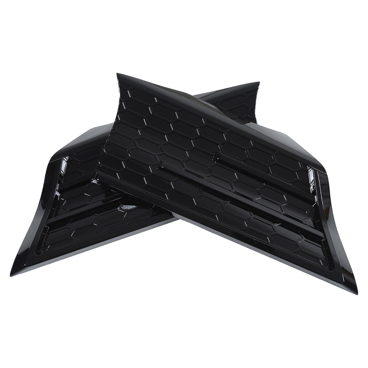 Glossy Piano Black Fender Upper Decoration Cover Trim For Toyota Tundra 2022+ US 23