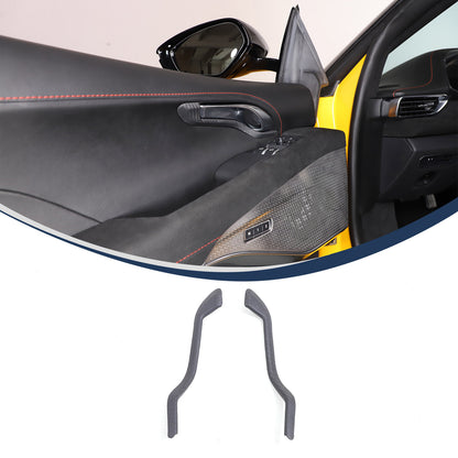 Matte Real Carbon Fiber Interior Door Handle Cover Trim For Lotus EMIRA 2021-25 10