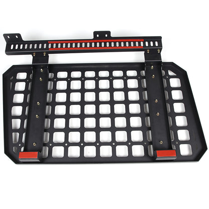 Alloy Rear Roof Climbing Ladder Rack Window Molle Panel For Hummer H2 2003-09 60