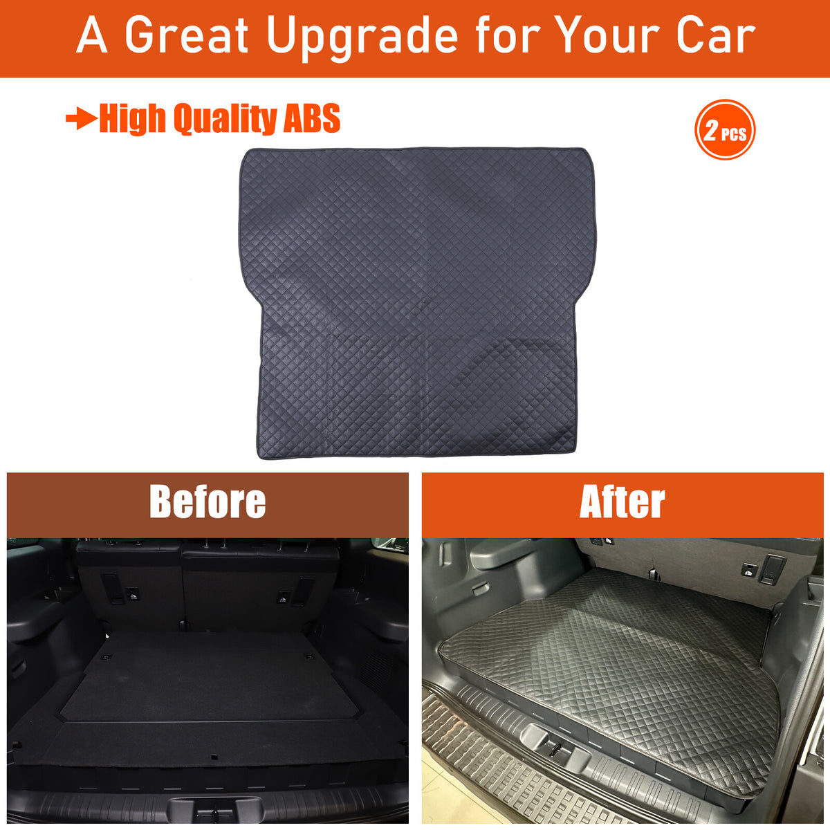Cargo Trunk Tray Liner Rear Trunk Floor Mat For Toyota Land Cruiser LC250 24+ 8