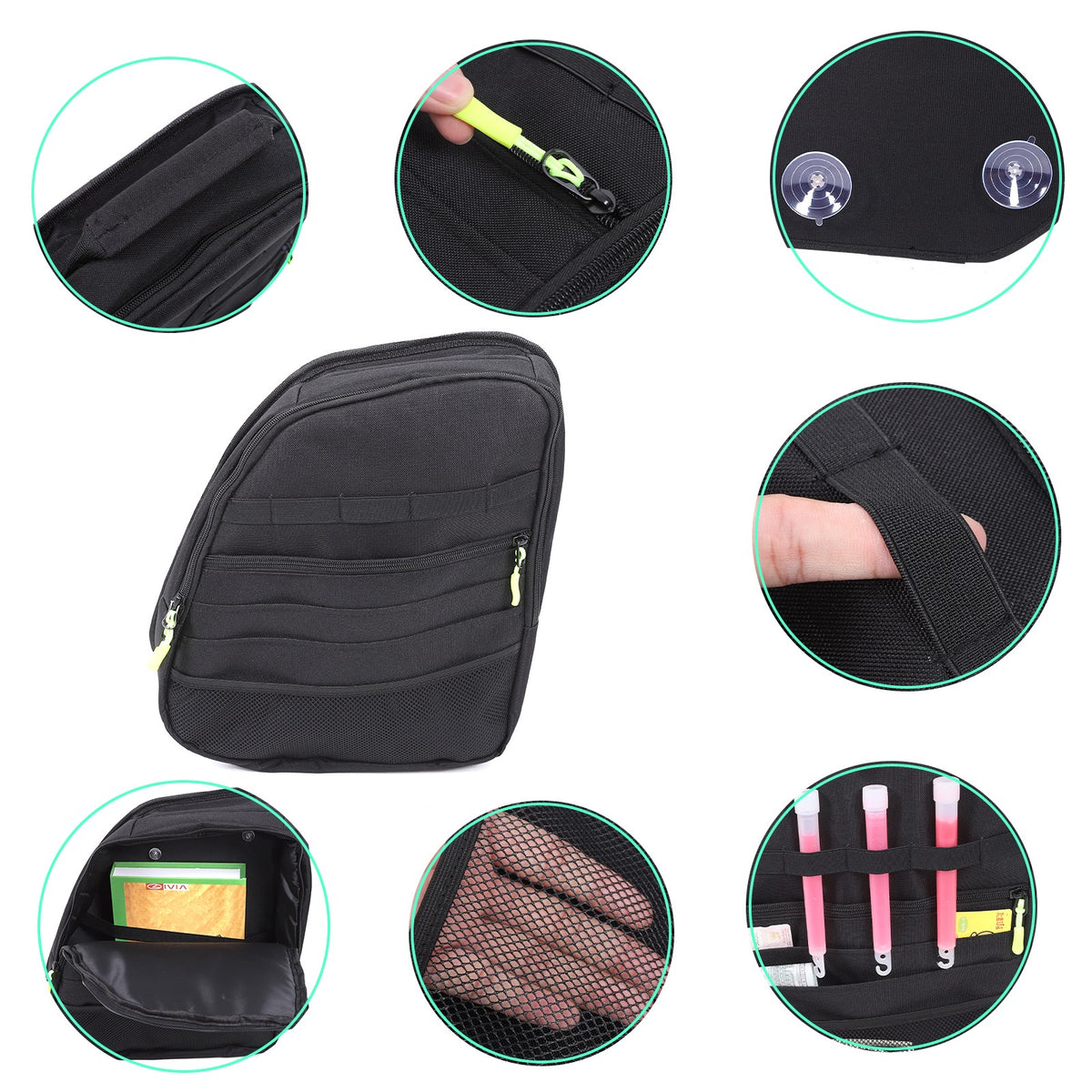 Rear Door Left Side Window Storage Bag For BMW X7 G07 2024 15