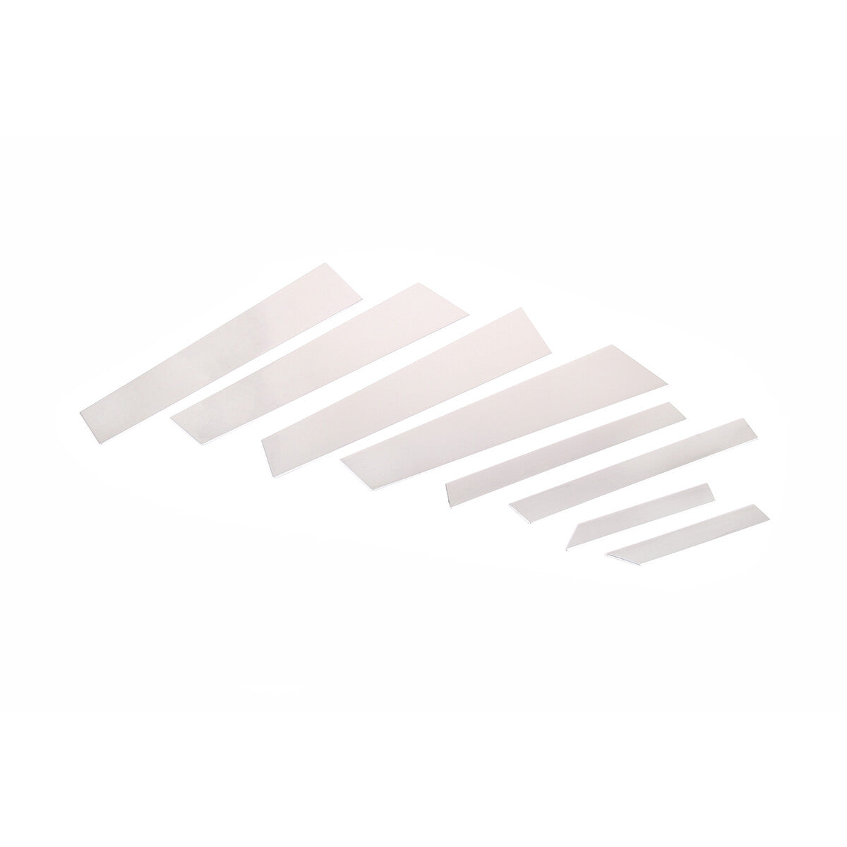 Silver Pillar Posts Cover Door Trim Window Decal For Bentley Flying Spur 13-19 7