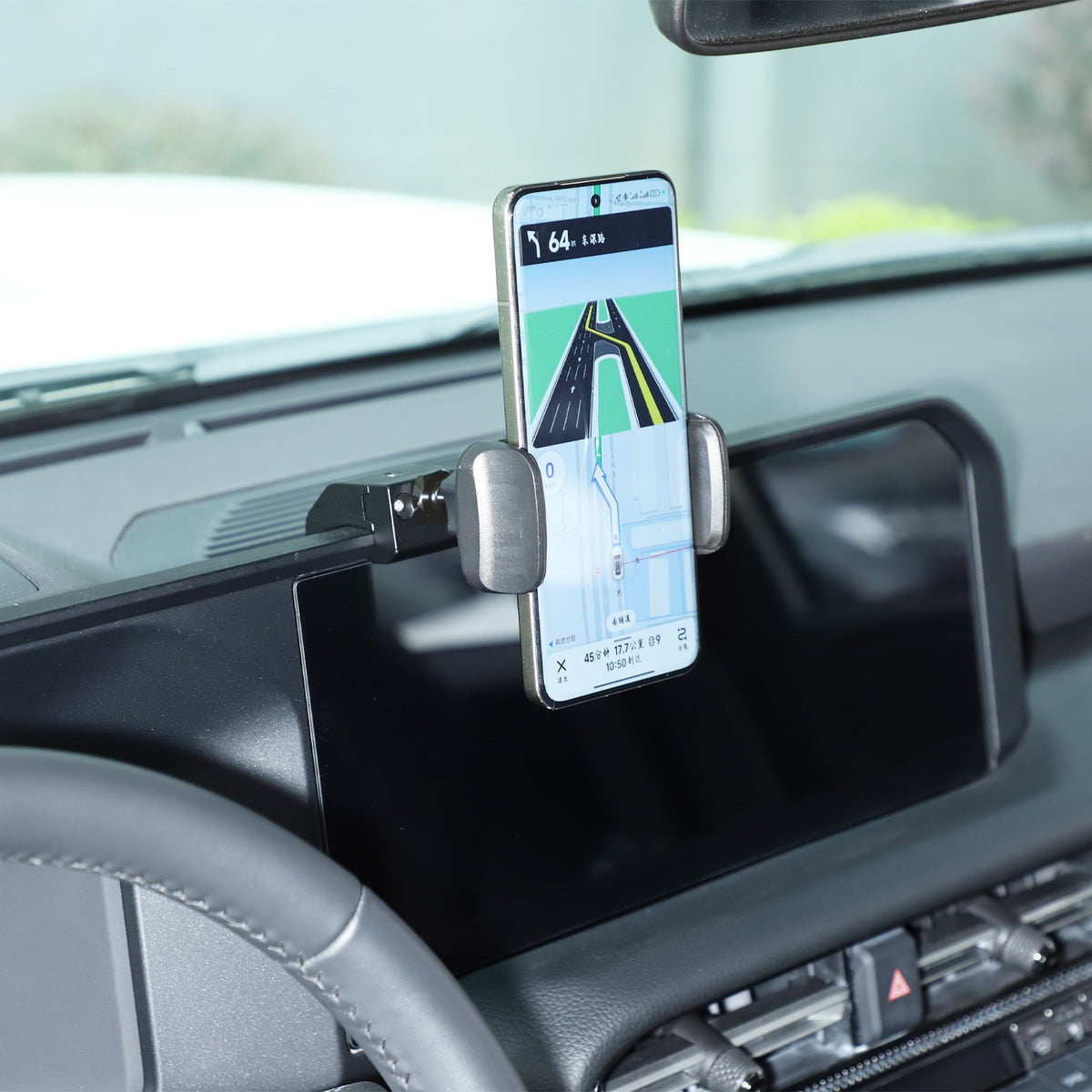 Navigation Screen Phone Mount Bracket For Toyota Land Cruiser LC250 Prado 2024+ 11