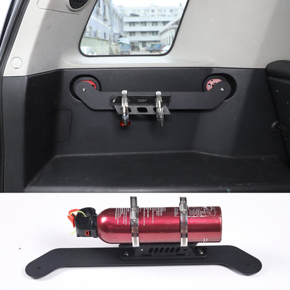 Black Steel Trunk Fire Extinguisher Bracket Holder For Toyota FJ Cruiser 2007-21 1
